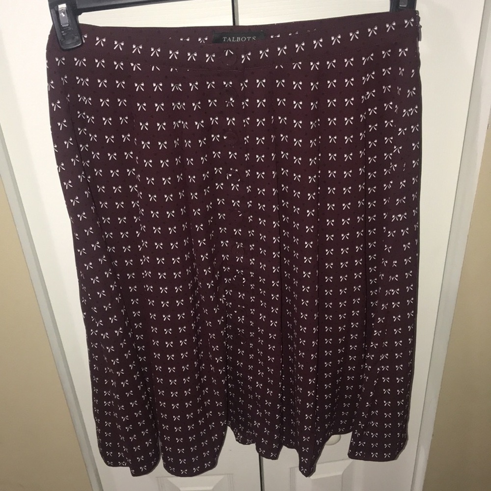 Dotty Bows Midi Skirt - Picture 4 of 5